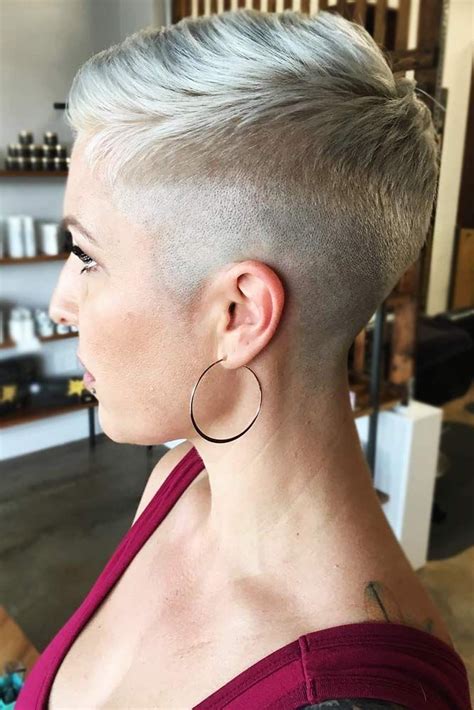 fade designs for women|high fade haircut for women.